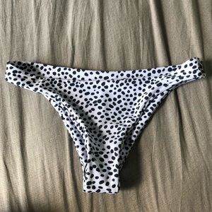 Dotted bikini bottoms